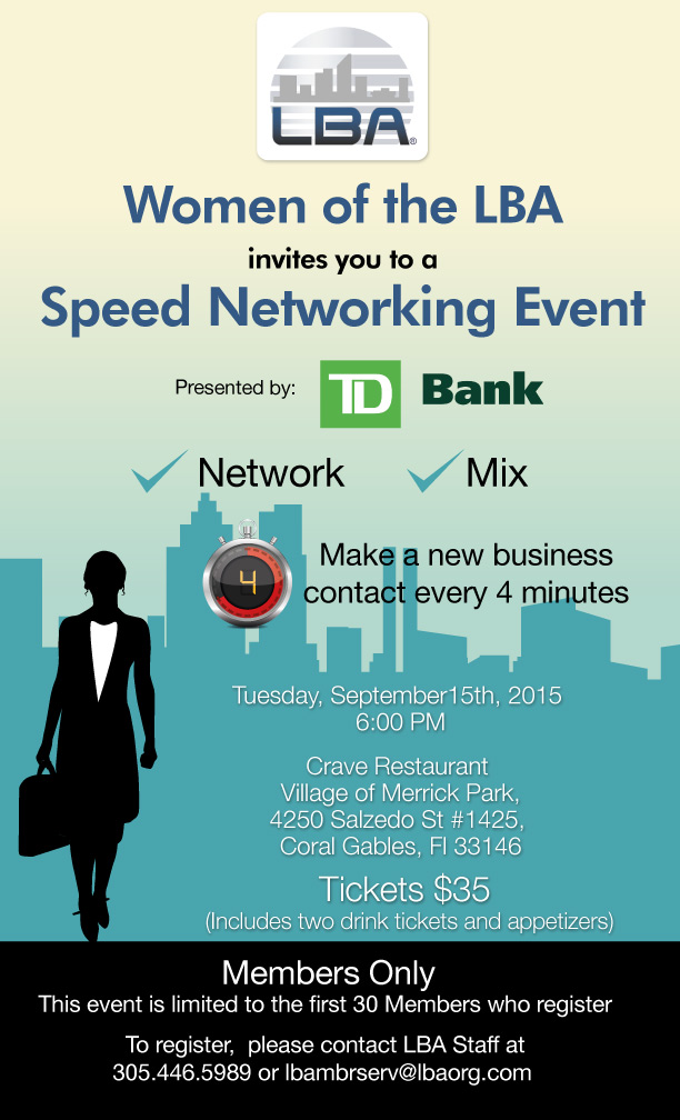 LBA Women – Speed Networking Event