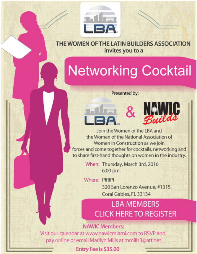 Women of the LBA Cocktail